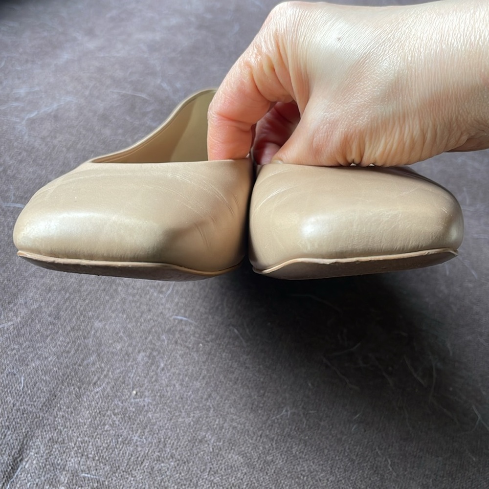 Everlane Womens The 90’s Flat Square Toe Ballet Beige Tan 7.5 - Picture 3 of 12